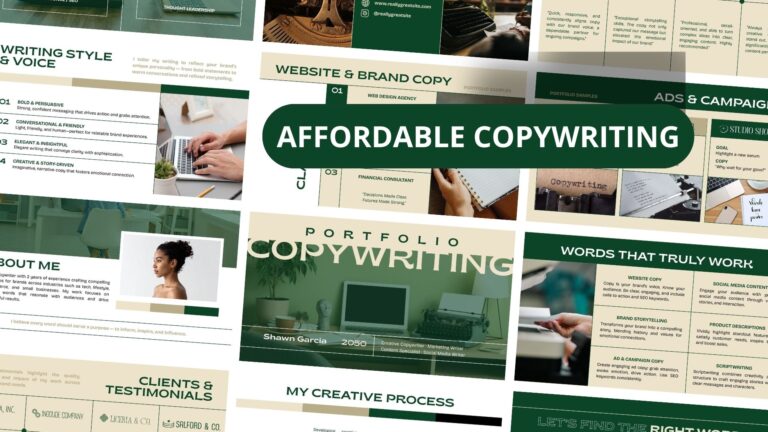 AFFORDABLE Copywriting