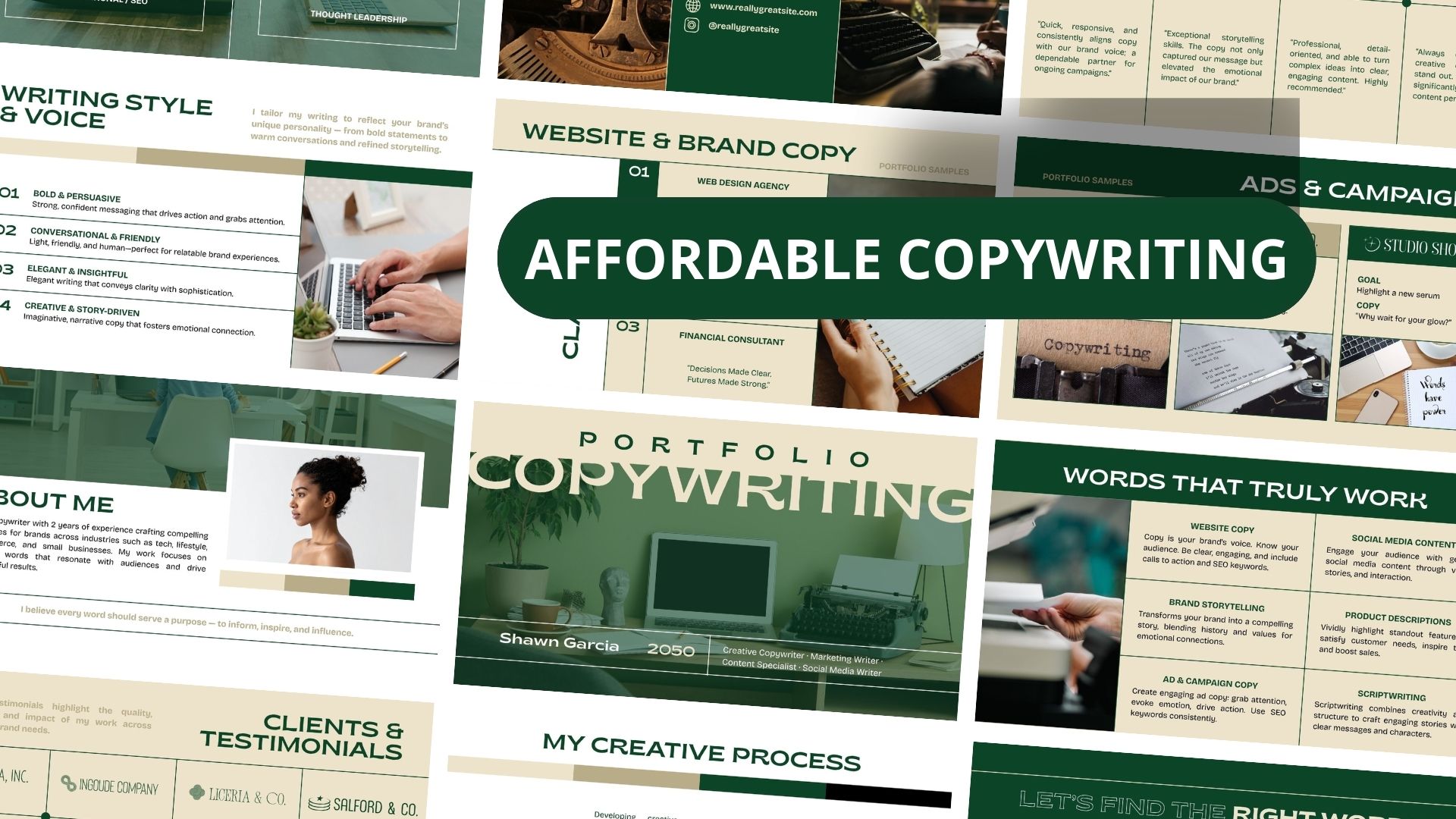 AFFORDABLE Copywriting