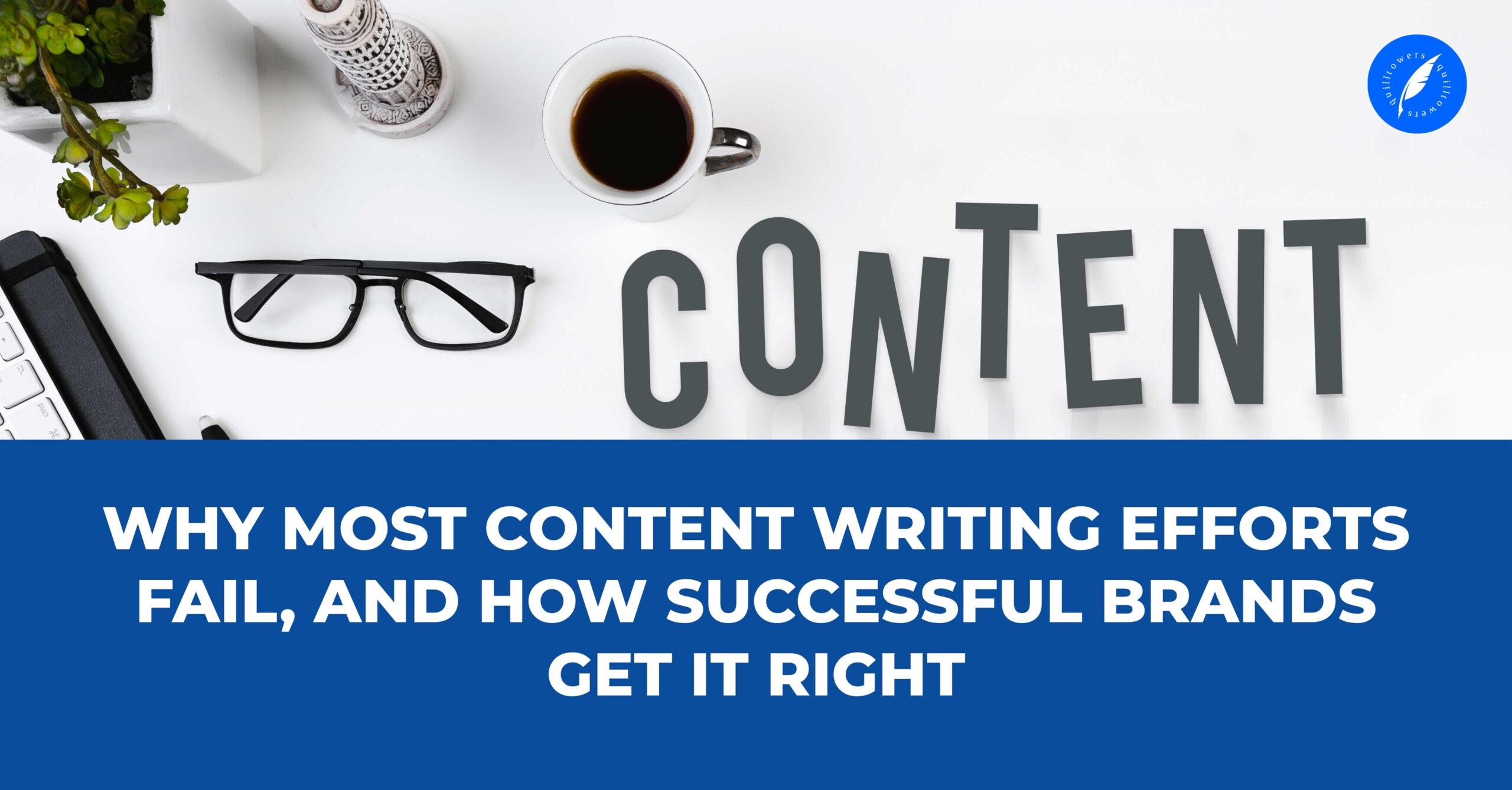 Professionally illustrating why most content writing efforts fail and how successful brands create people-first content that drives SEO, trust, and conversions.